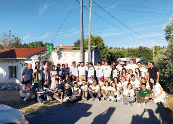 Associação Reagir apoia reabilitação de casa para famílias carenciadas em Tomar